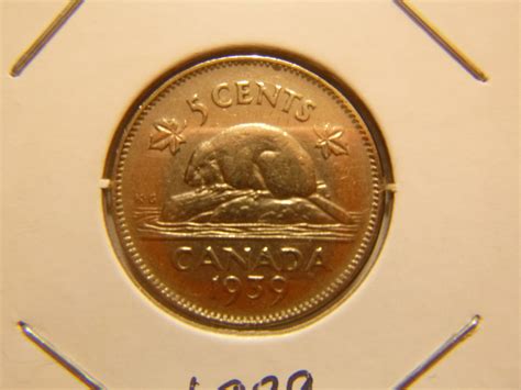 CANADA 1939 FIVE CENTS - For Sale, Buy Now Online - Item #495871