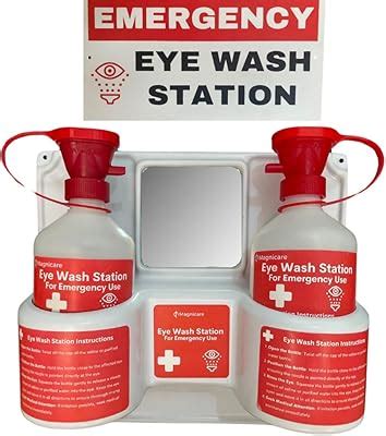 Magnicare Portable Eye Wash Station OSHA Approved Wall-Mounted India | Ubuy