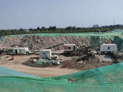 终端处置再升级，140万吨建筑垃圾资源化项目开工 - 中国砂石骨料网|中国砂石网-中国砂石协会官网