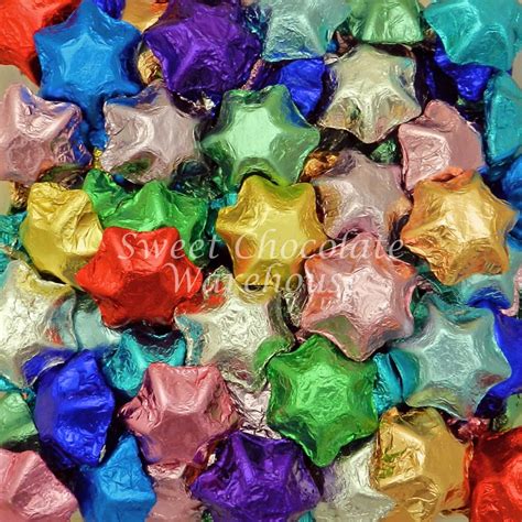 Milk Chocolate Stars - Assorted 1kg | Sweet Chocolate Warehouse