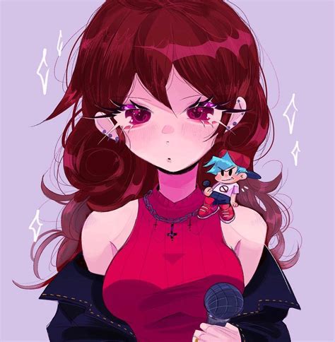 Girlfriend FNF Sticker 的图像结果