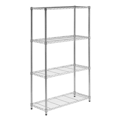 Our Honey-Can-Do Adjustable 4-Shelf Heavy Duty Shelving Unit is in ...