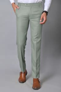 Mensfuture Regular Fit Men Light Green Trousers - Buy Mensfuture ...