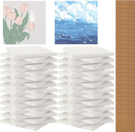 Amazon.com: AKOLAFE 36 Sets Square Ceramic Tile 4x4 Ceramic Tiles for ...