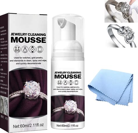 Jewellery Care Cleaning Kit,Jewelry Cleaner Solution,Mousse Spray for ...