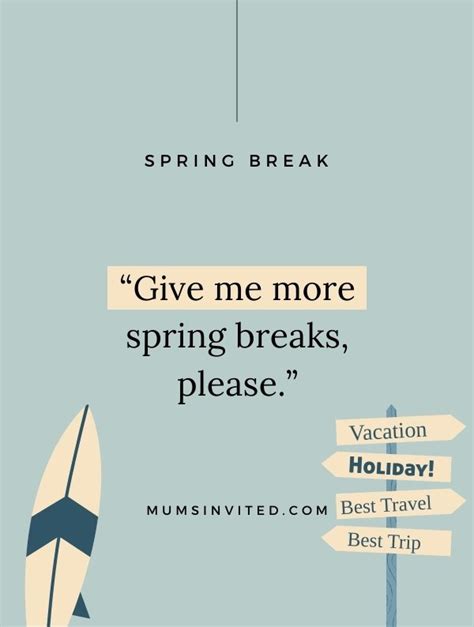 Image result for Spring Break Quotes