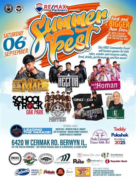 Berwyn Summerfest, 6420 W Cermak Road, Berwyn, IL, 6 September 2025 ...