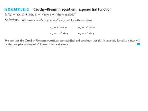SOLUTION: 2 cauchy riemann equations laplace equation harmonic ...