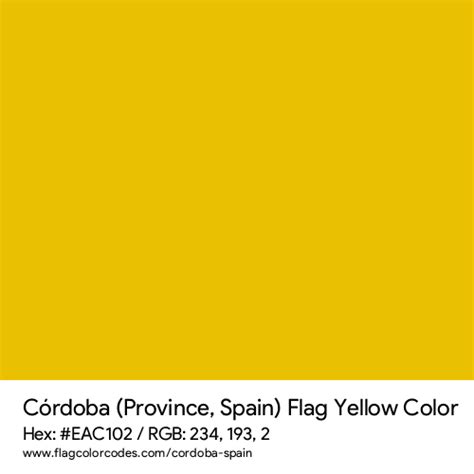 Image result for Yellow Spain Color Code