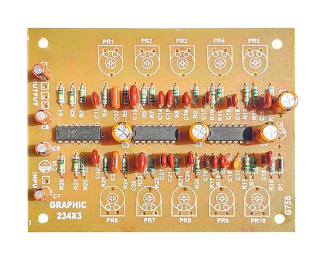 SYMFONIA Bass Treble Control Passive Equalizer Board With Triple LM324 ...