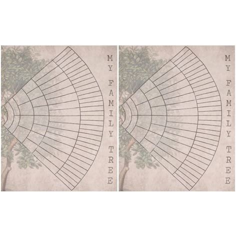 Buy WINOMO Family Tree Chart 2 pieces Family Members Chart Family Tree ...
