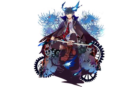Download Blue Exorcist Rin Okumura Wallpaper | Wallpapers.com