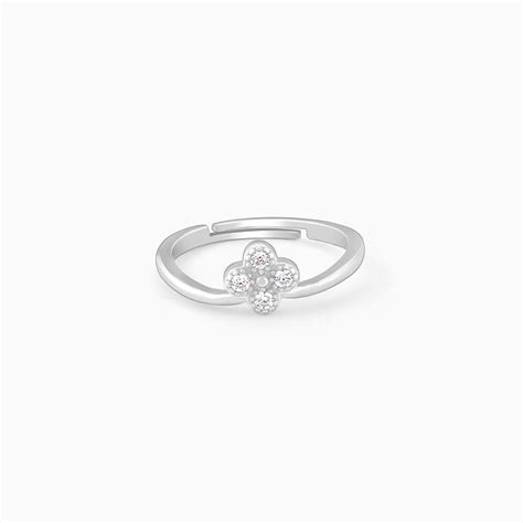 Silver Floral Muse Ring – GIVA