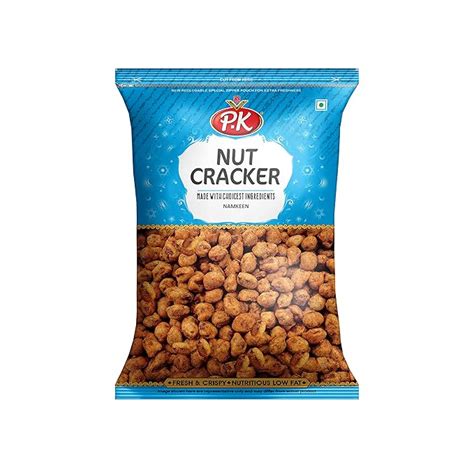 P.K Nut Cracker Namkeen / Dalmoth | Crunchy & Spicy | Besan Coated ...