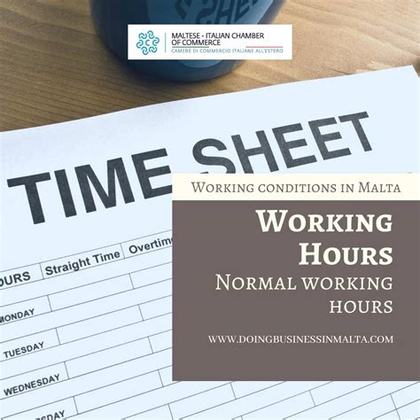 Normal Hours of Work - Fai Business a Malta