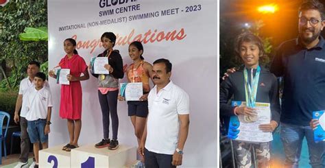 Inchara Bhatt of Grade 7A has bagged many medals in the swimming ...