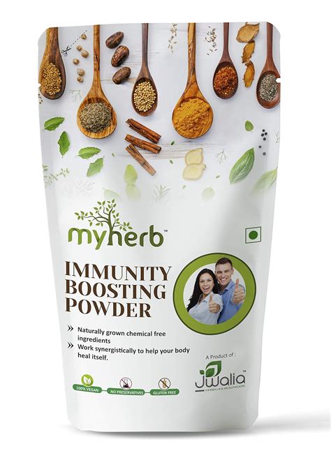 MYHERB 100% Natural Immunity Boosting Powder | Superfood Combination ...