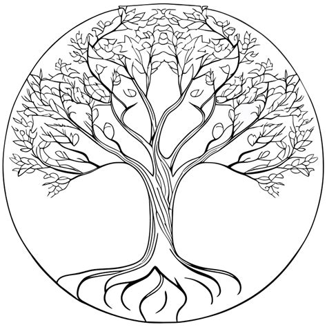 Image result for Tree Line Art Vector