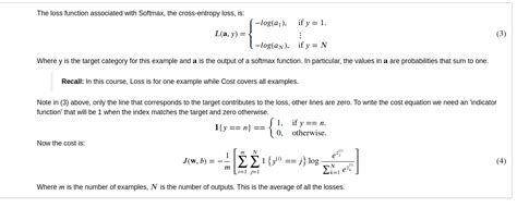 Image result for Basic Maths Behind Cost Function Using SoftMax Function