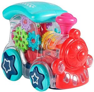 Tenmar Concept Train Engine 360° Move Live Gear Bump-N-Go Toy - Light ...