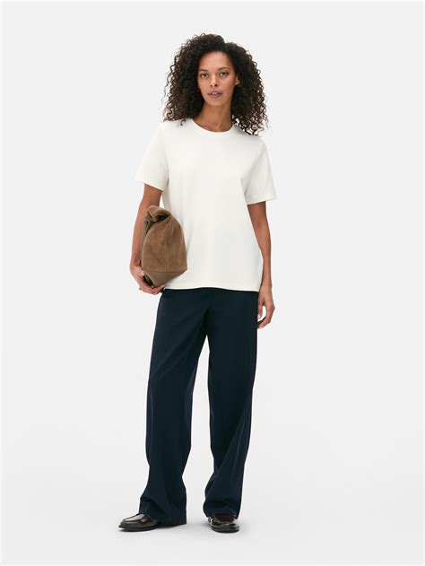 Basic T-shirt The Edit - Wit - Dames | Primark