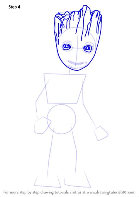 Image result for Step by Step Drawing Baby Groot