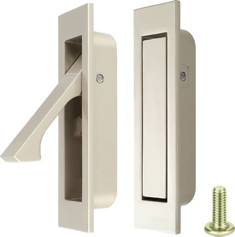 Amaxiu Pocket Door Pull Handle, Sliding Door Handles Recessed Flush ...