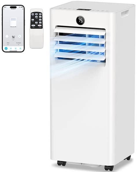 CPHCPH 16,000-Btu Portable Air Conditioner 5-in-1 WiFi Smart Portable ...