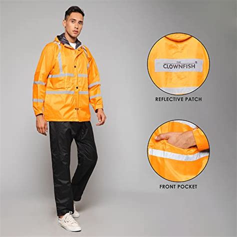 THE CLOWNFISH Leroy Series Rain Coat for Men Waterproof for Bike ...