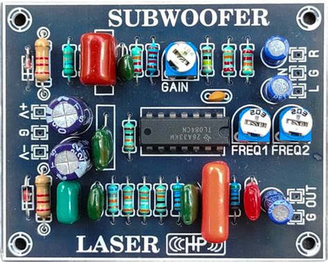 HANISH SUBWOOFER Board.HEAVY BASS BOOSTER Frequency 50hzTo150hz ...