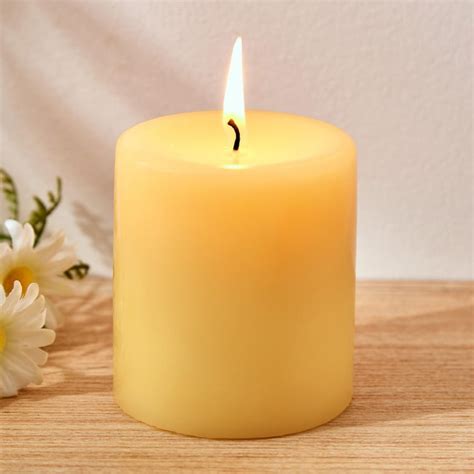 Buy Colour Refresh Lime Scented Pillar Candle from Home Centre at just ...