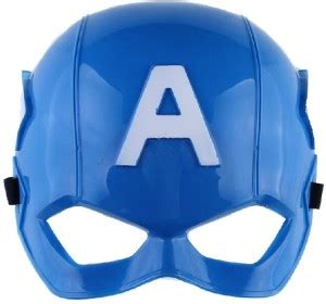 Quinergys ™Avengers Captain America PVC Mask for Costume Parties Party ...