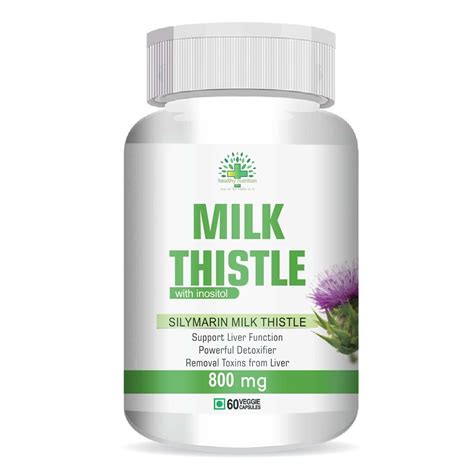 Healthy Nutrition Milk Thistle - Liver Support Supplement for Men ...