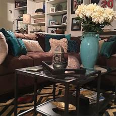 Brown And Turquoise Living Room Decor by Cozy Brown With Teal Accents Turquoise And Brown Brown And Turquoise Living Room Decor