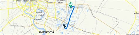 Muban Sriwalee Suvarnabhumi Soi 4/2, Amph… - Cycling Route - 🚲 Bikemap