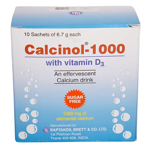 Buy Calcinol 1000 Sachet | 19 Minutes Delivery | Apollo Pharmacy