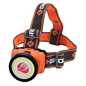 Groz, Multi-Mode COB Head Lamp with Combination of Focus Beam and ...