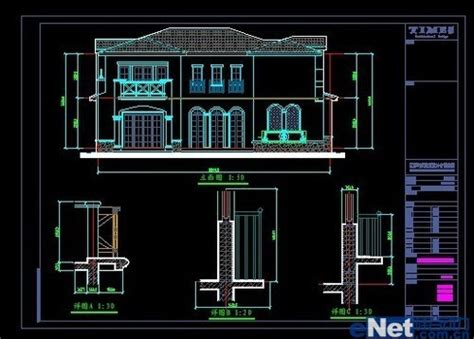 现代风格样板房CAD施工图，样板房CAD施工图纸下载 - 易图网