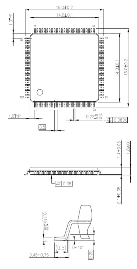 LQFP100-P-1414-0.50D | Toshiba Electronic Devices & Storage Corporation ...