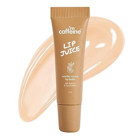 Buy mCaffeine Lip Juice Vanilla Cocoa Lip Balm | 24 hrs Moisturization ...