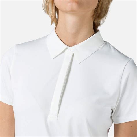 Women'S E-Fiber Active Polo | White | Polos And Tees | Rossignol