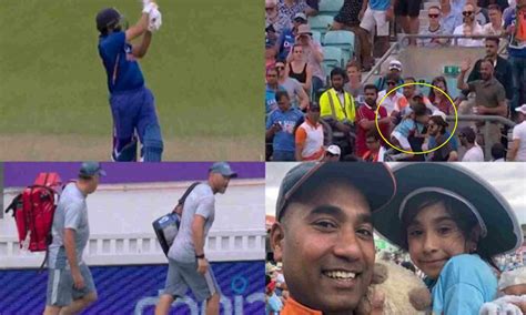 రోహిత్ భారీ సిక్స‌ర్‌.. బంతి త‌గిలి నొప్పితో విల‌విల‌లాడిన చిన్నారి ...