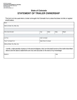 CO DR 2374 2005-2026 - Fill and Sign Printable Template Online
