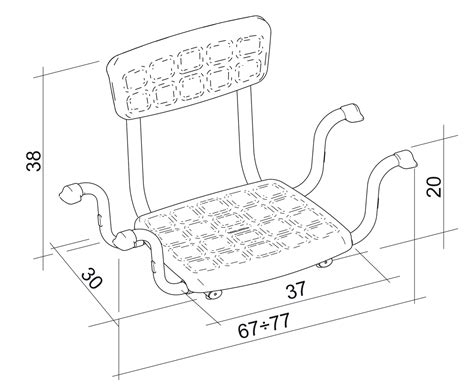 Asiento bañera con respaldo PORTOFINO - Ayudas Dinámicas
