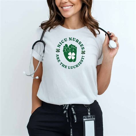 NICU Nurse St. Patty's Day Shirt, Neonatal Nurse Tee, St. Patrick's Day ...