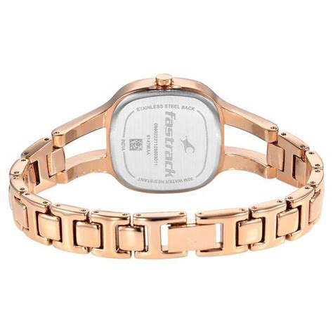 Buy Online Fastrack Pulse Quartz Analog Mother Of Pearl Dial Rose Gold ...