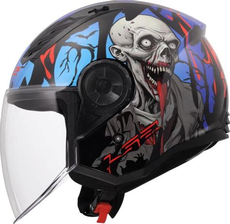 LS2 OF606 AIRFLOW II ZOMBIE II Jethelm