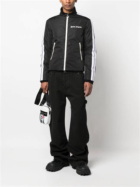 Palm Angels Lightweight puffer track jacket | PMED024S23FAB0011001