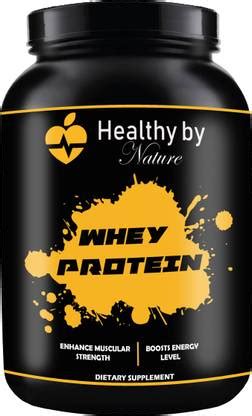 Healthy By Nature 100% Whey Protein Supplement Powder Whey Protein ...