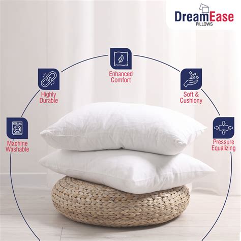 Buy COLOR SENSE DreamEase Set of 2 Filled Pillows - 41x61cm from Color ...